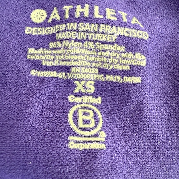 Athleta Light Purple Racerback Tank Top Size XS - Picture 2 of 3